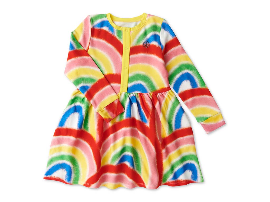 Kip & Co Winter Dress | Rainbow Spray
