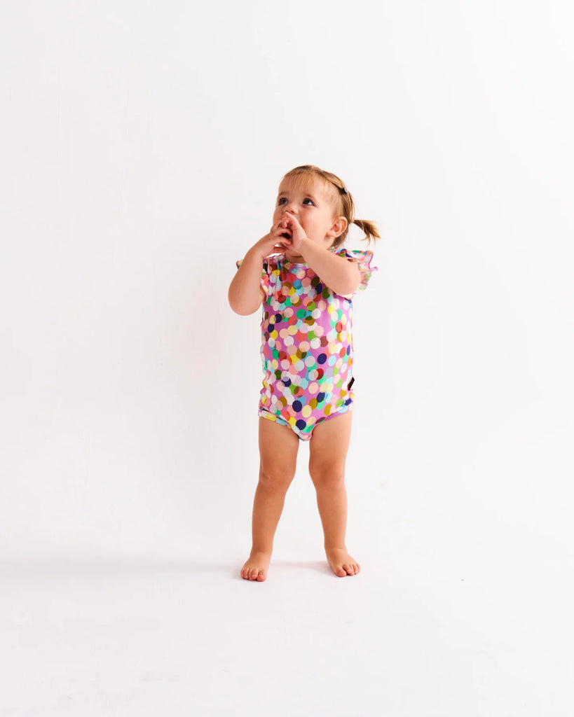 Kip & Co Frill Bodysuit | Confetti