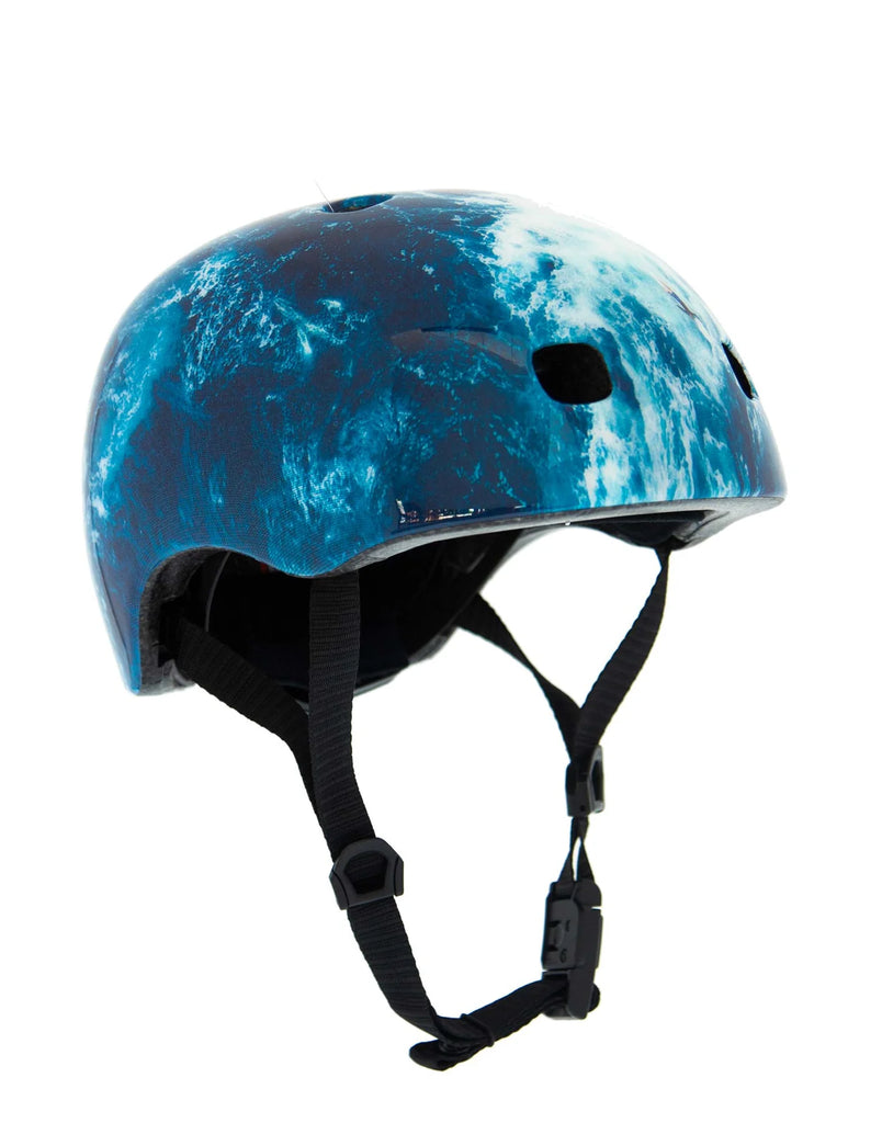 Micro Bike Helmet with LED Light | Ocean (Small)