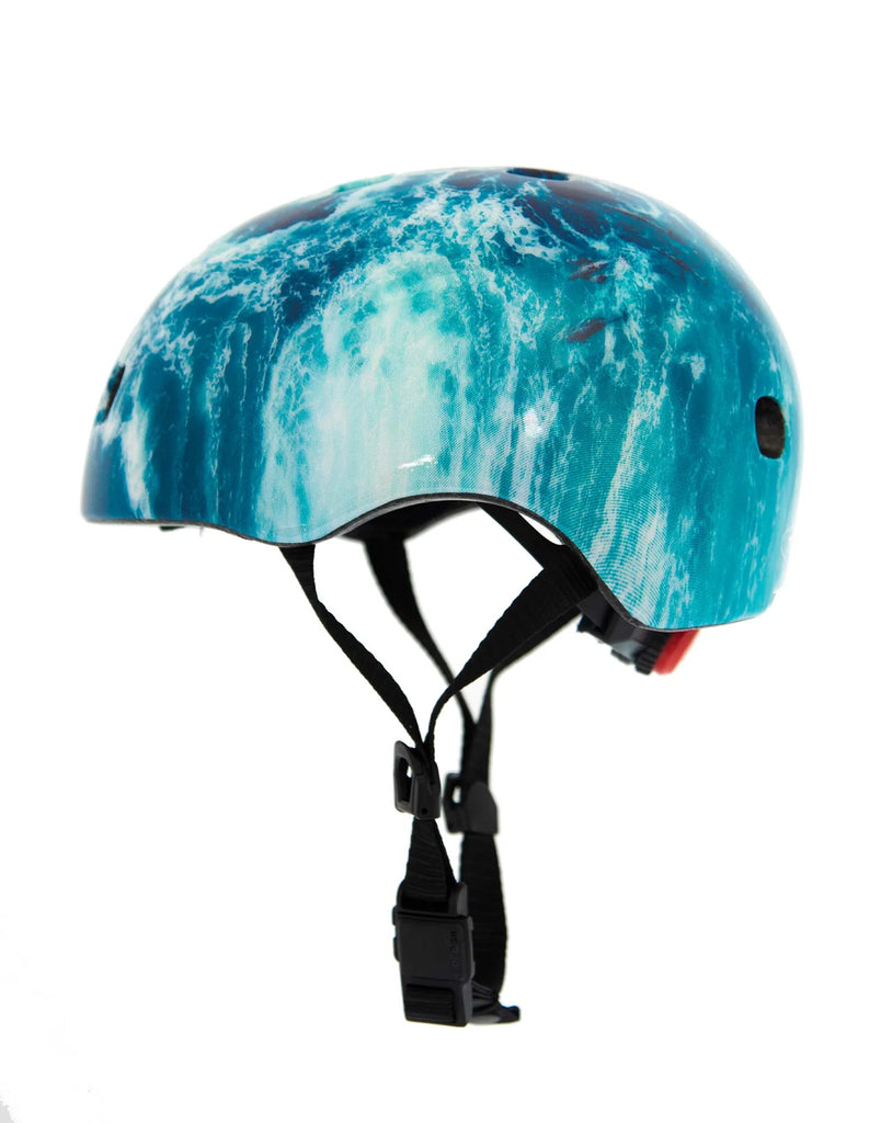 Micro Bike Helmet with LED Light | Ocean (Small)