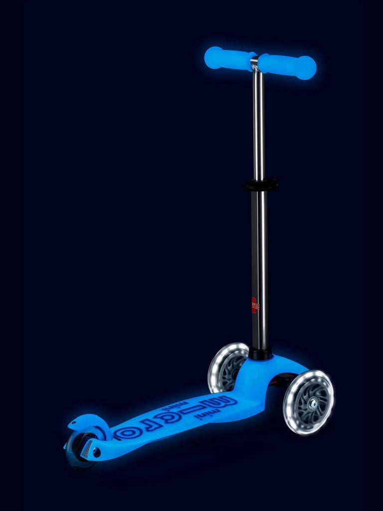 Mini Micro Deluxe GLOW LED Scooter | Glacier Aqua