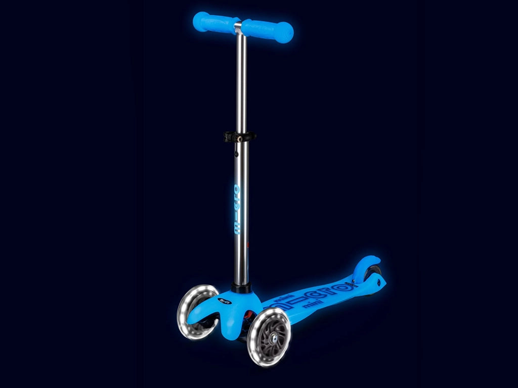 Mini Micro Deluxe GLOW LED Scooter | Glacier Aqua