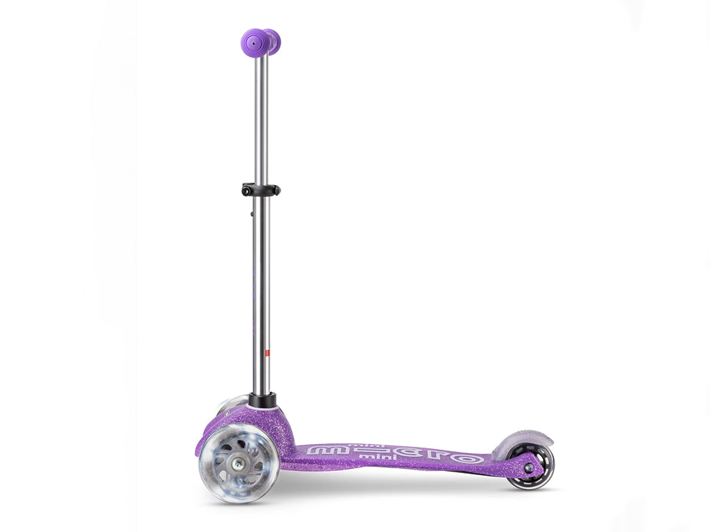 Mini Micro Deluxe LED Scooter | Glitter Purple