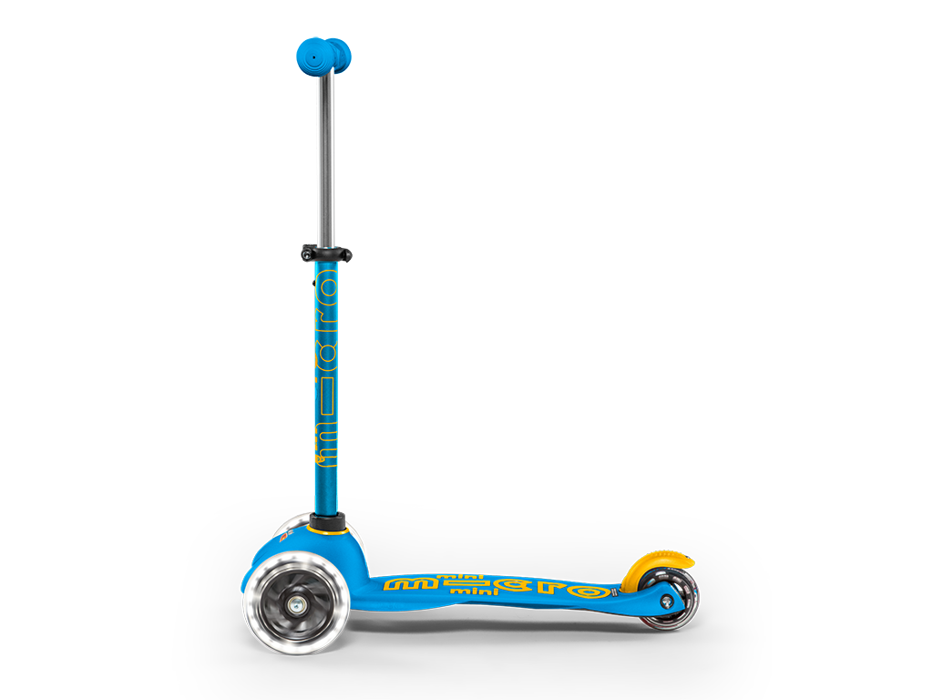 Mini Micro Deluxe LED Scooter | Ocean Blue