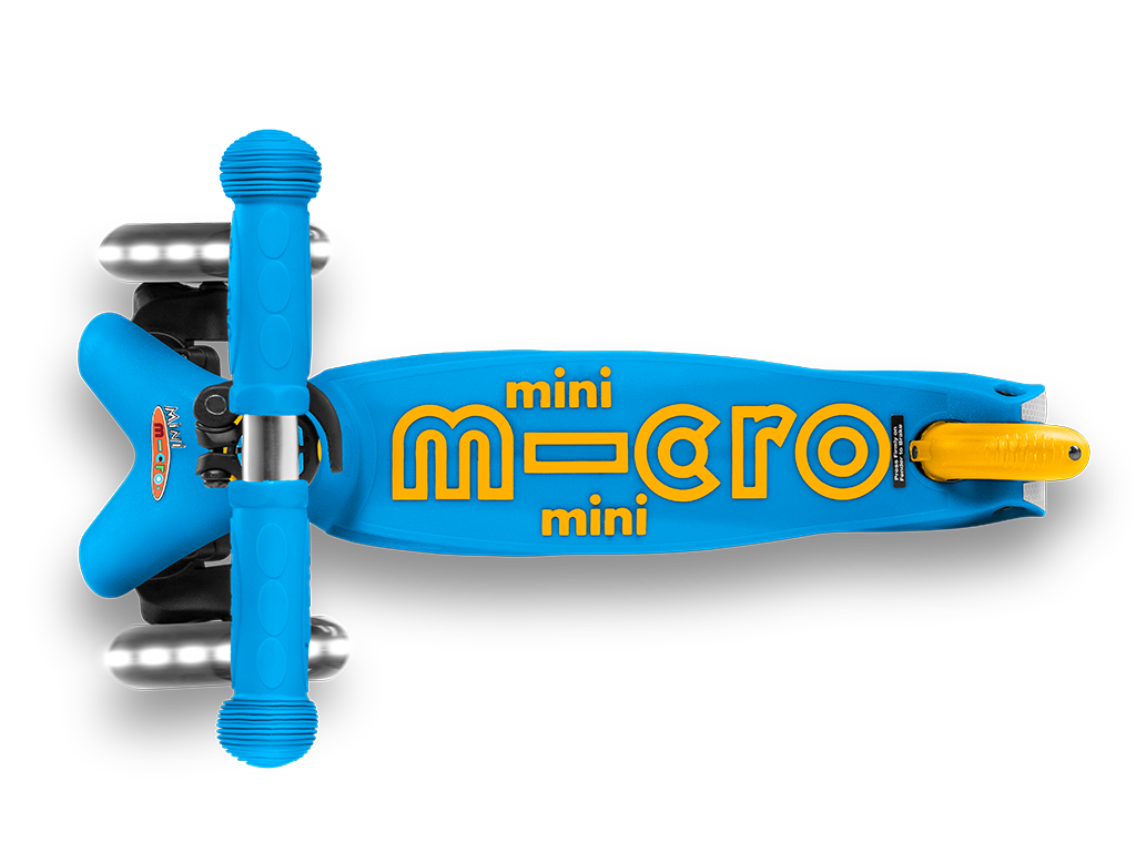 Mini Micro Deluxe LED Scooter | Ocean Blue