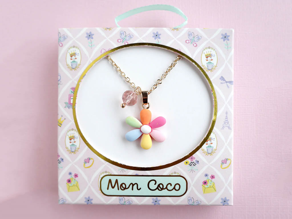 Mon Coco Necklace | Rainbow Petal