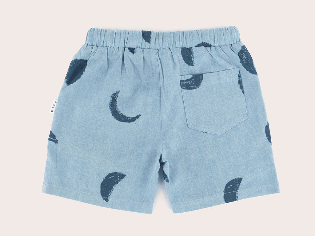Olive + The Captain Chambray Shorts | Blue Moons