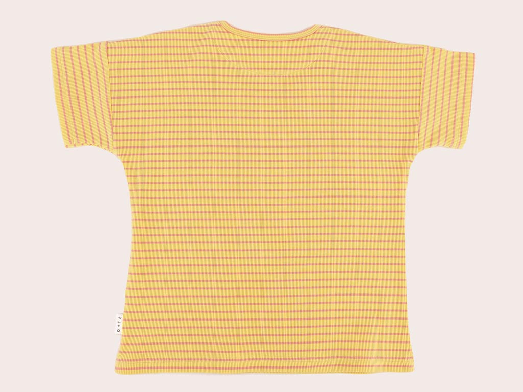 Olive + The Captain Ribbed Relaxed Tee  | Lemonade