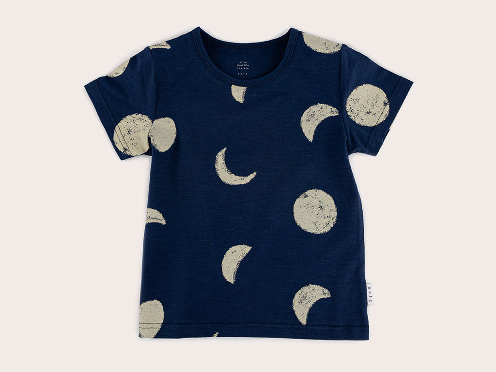 Olive + The Captain Classic Tee | Navy Moons