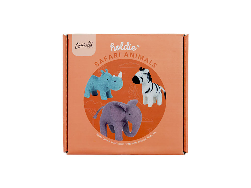 Olli Ella Holdie Folk Felt Set | Safari Animals