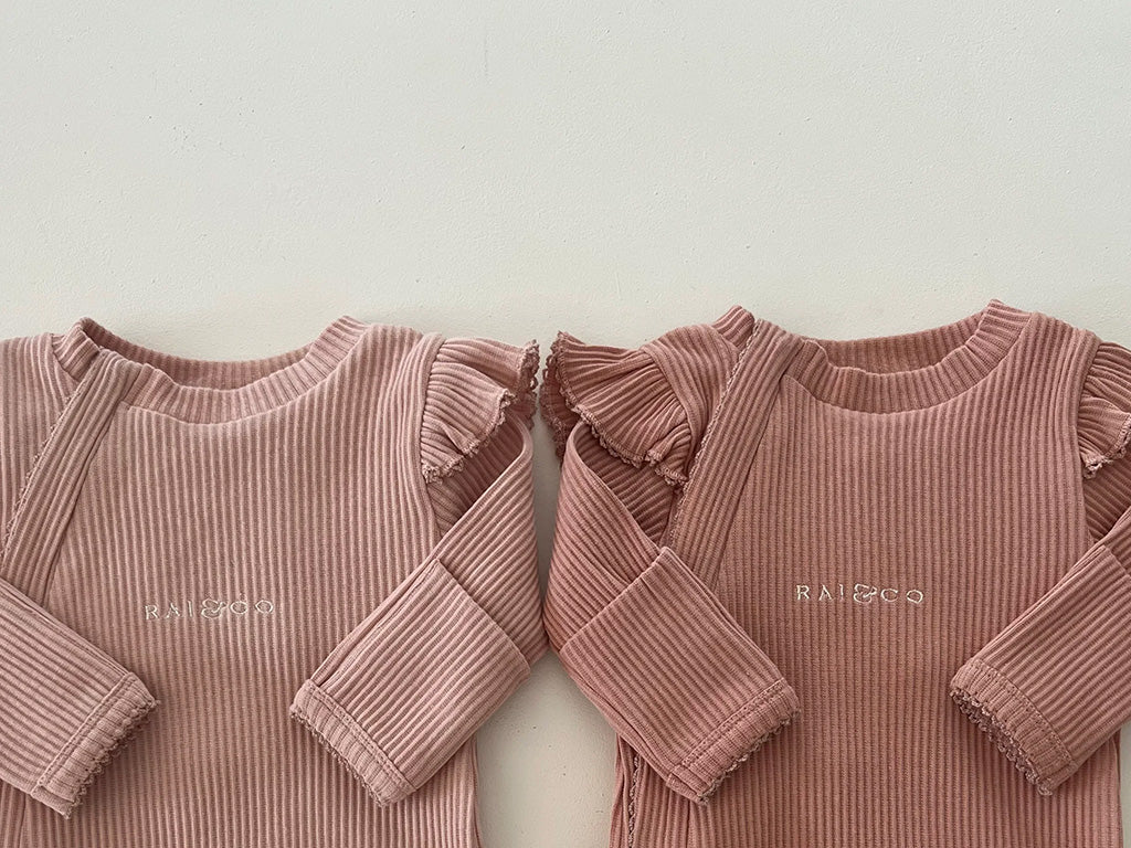 Rai & Co Jumpsuit (Frill) | Powder Pink