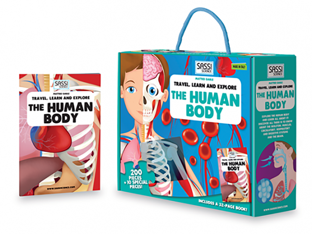 Sassi Puzzle & Book Set | The Human Body