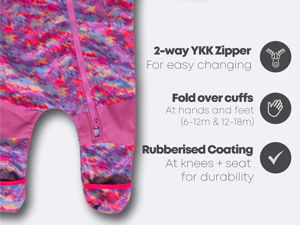 Therm All-Weather Fleece Onesie | Paint Party (6-12 months)