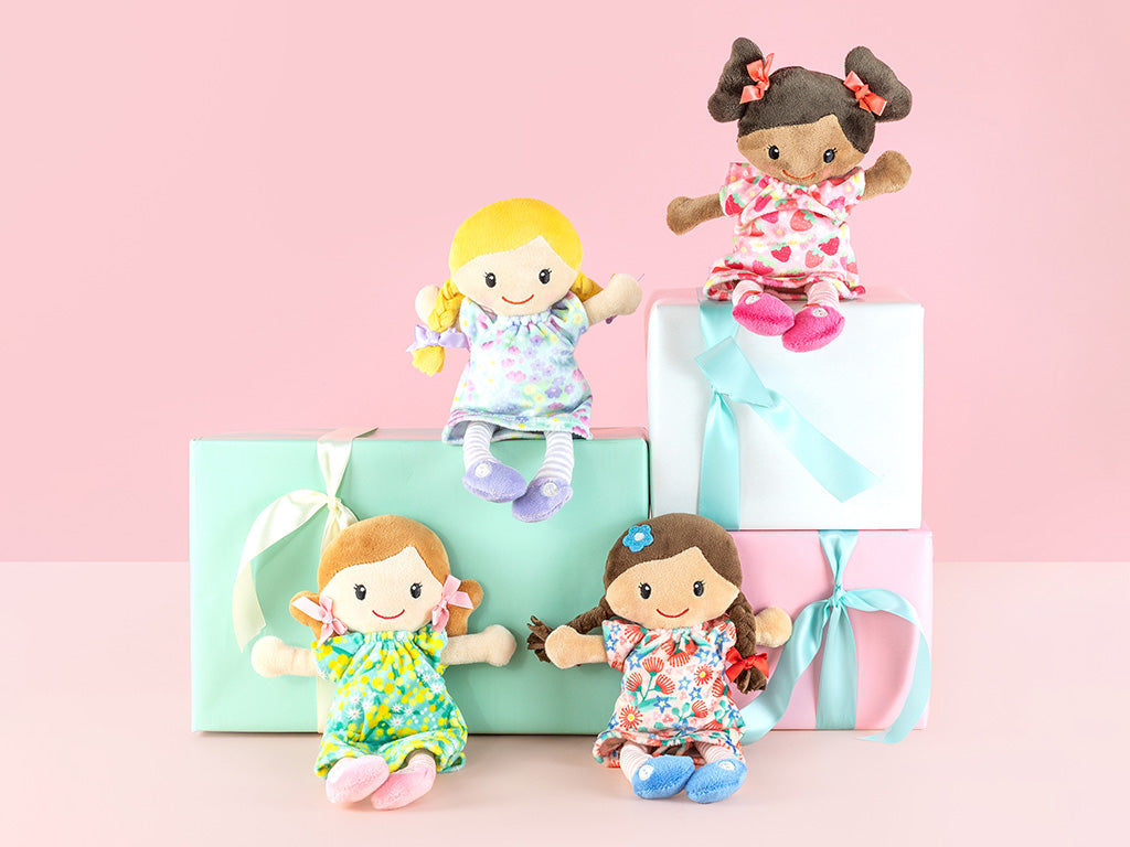 Mini Rag Smile Tiger Tribe Mini Rag Doll | Charlie | Baby's First Doll | Soft Doll for ...