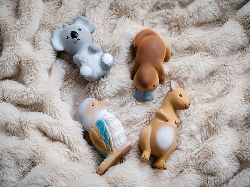 Tikiri Natural Rubber Bath Toys | Australian Animals