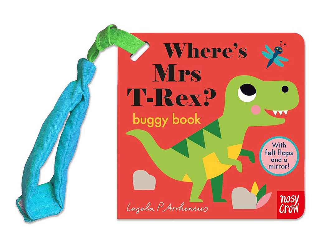 Where's Mrs T-Rex? (Felt Flaps) | Pram/Buggy Book