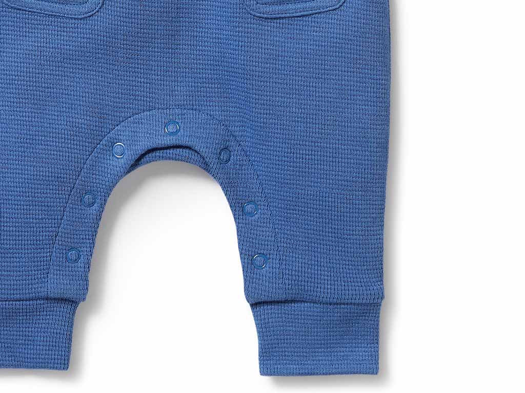 Wilson & Frenchy Waffle Overalls | Brilliant Blue