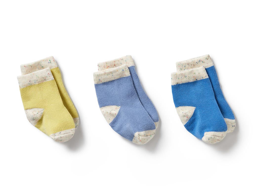 Wilson & Frenchy Sock Set | Endive, Bluebell, Blue