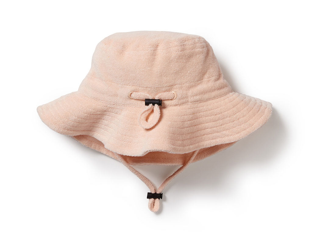 Wilson & Frenchy Terry Sun Hat | Antique Pink