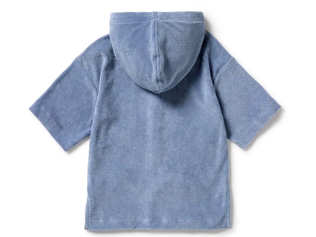 Wilson & Frenchy Terry Hooded Towel | Dusty Blue