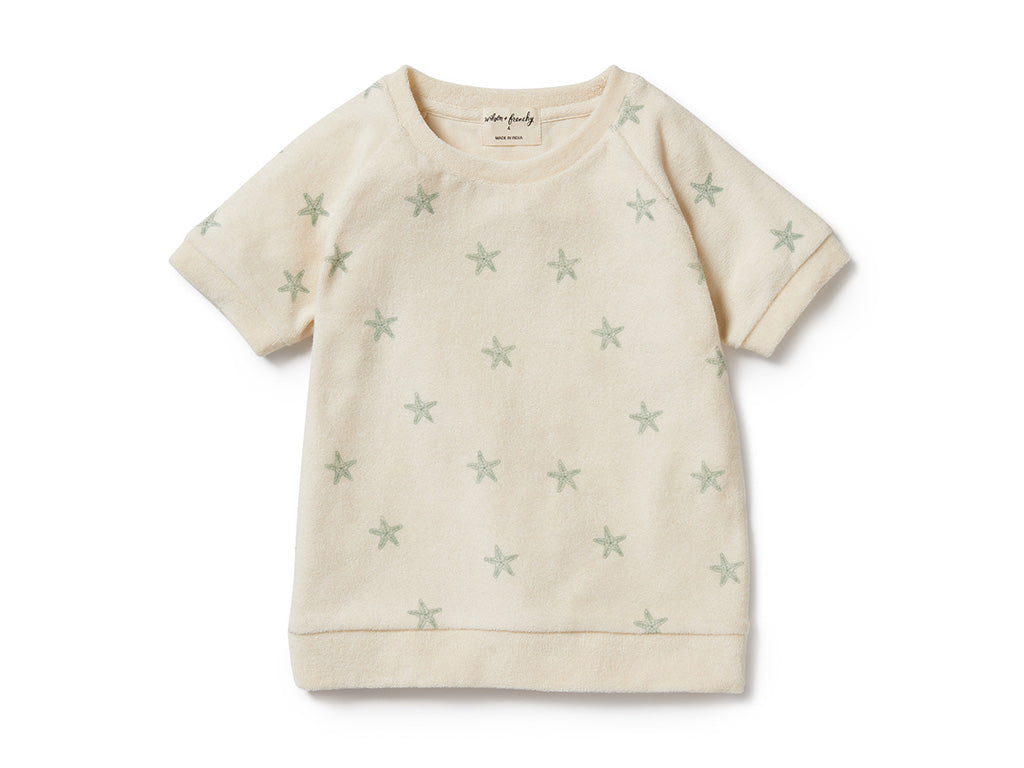 Wilson & Frenchy Terry T-Shirt | Tiny Starfish
