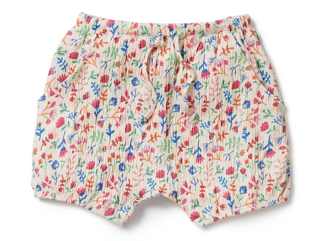Wilson & Frenchy Crinkle Shorts | Tropical Garden