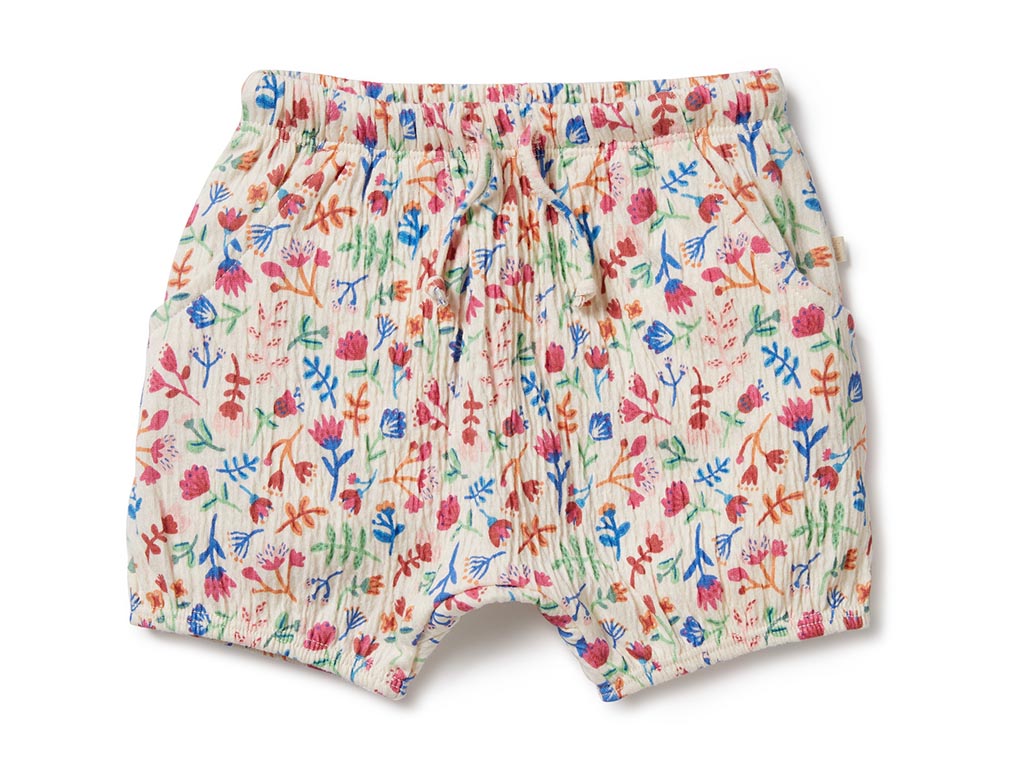 Wilson & Frenchy Crinkle Shorts | Tropical Garden (Size 5)