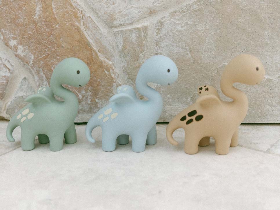 Winnie Parkes Teether | Diplo the Dino-Dragon (Brown)