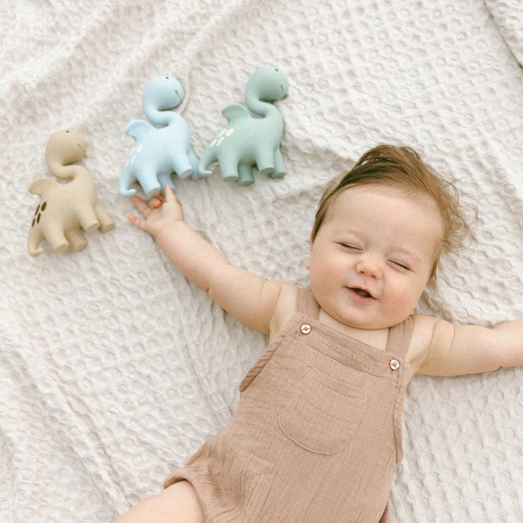 Winnie Parkes Teether | Diplo the Dino-Dragon (Brown)