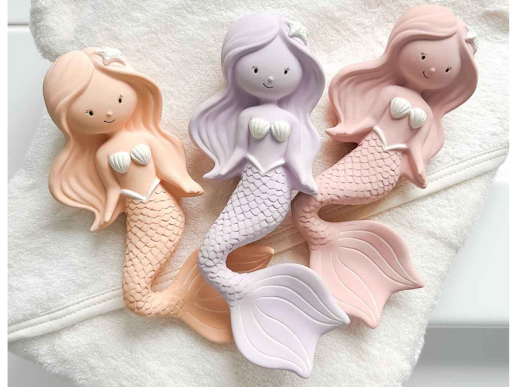 Winnie Parkes Teether | Maeve the Mermaid (Grape)