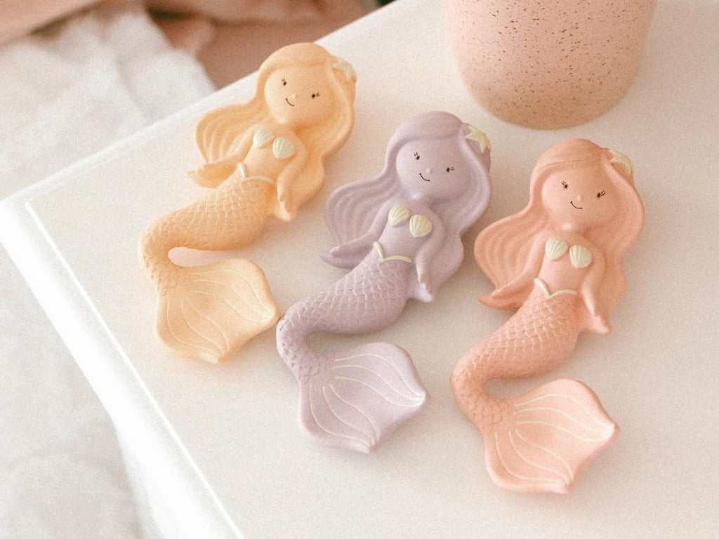Winnie Parkes Teether | Maeve the Mermaid (Berry)