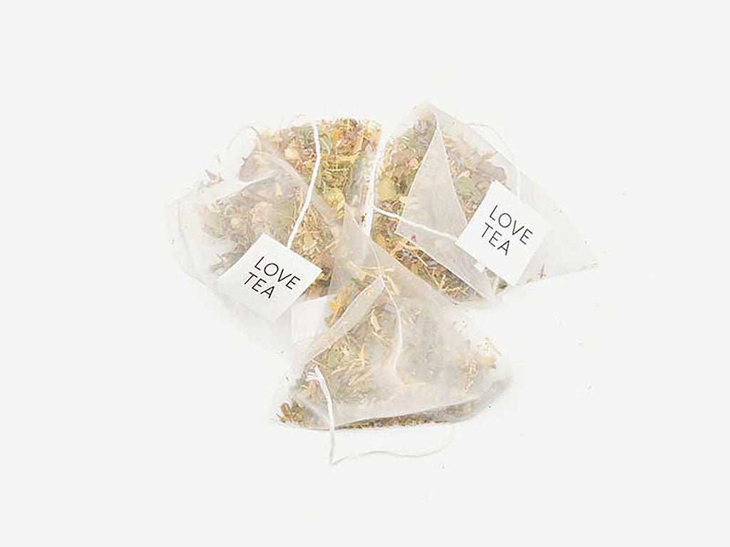 Love Tea Sleep pyramid tea bags