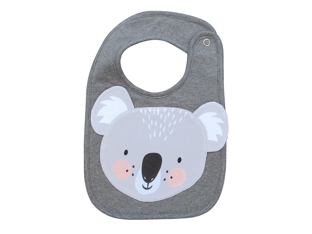Mister Fly Koala Face bib Young Willow
