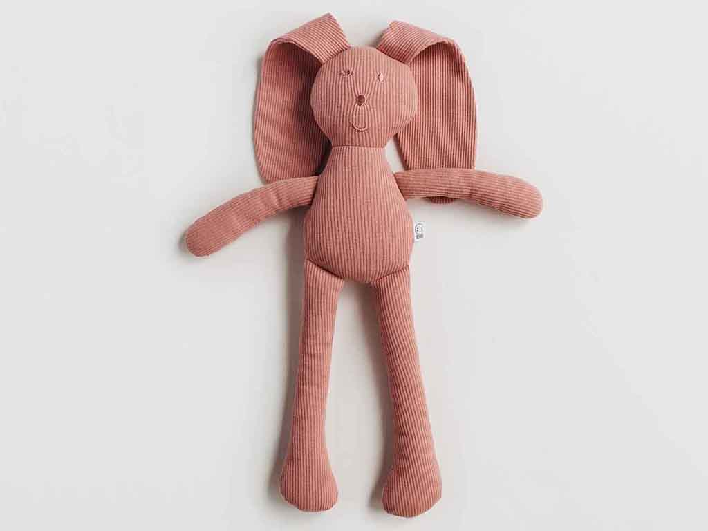 Snuggle Hunny bunny in rose available at Young Willow