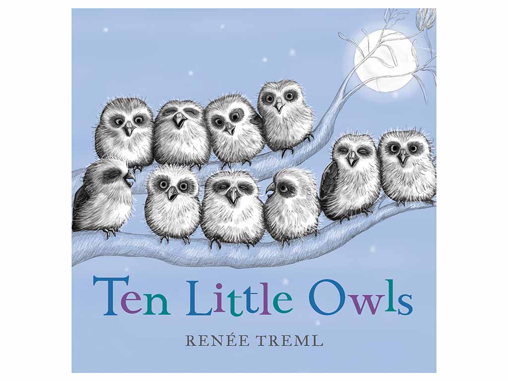 Ten Little Owls boardbook by Renee Treml