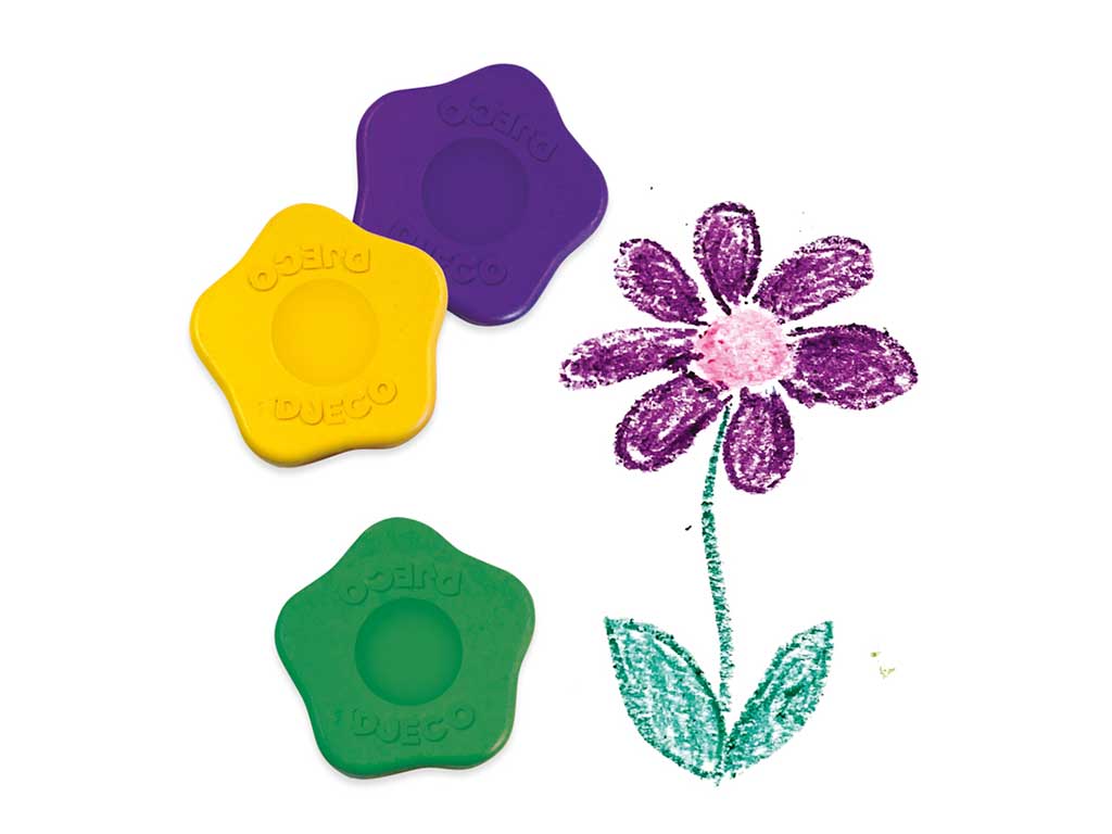 Djeco | Flower Crayons Set