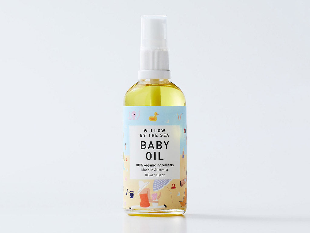 Willow by the Sea baby oil unboxed