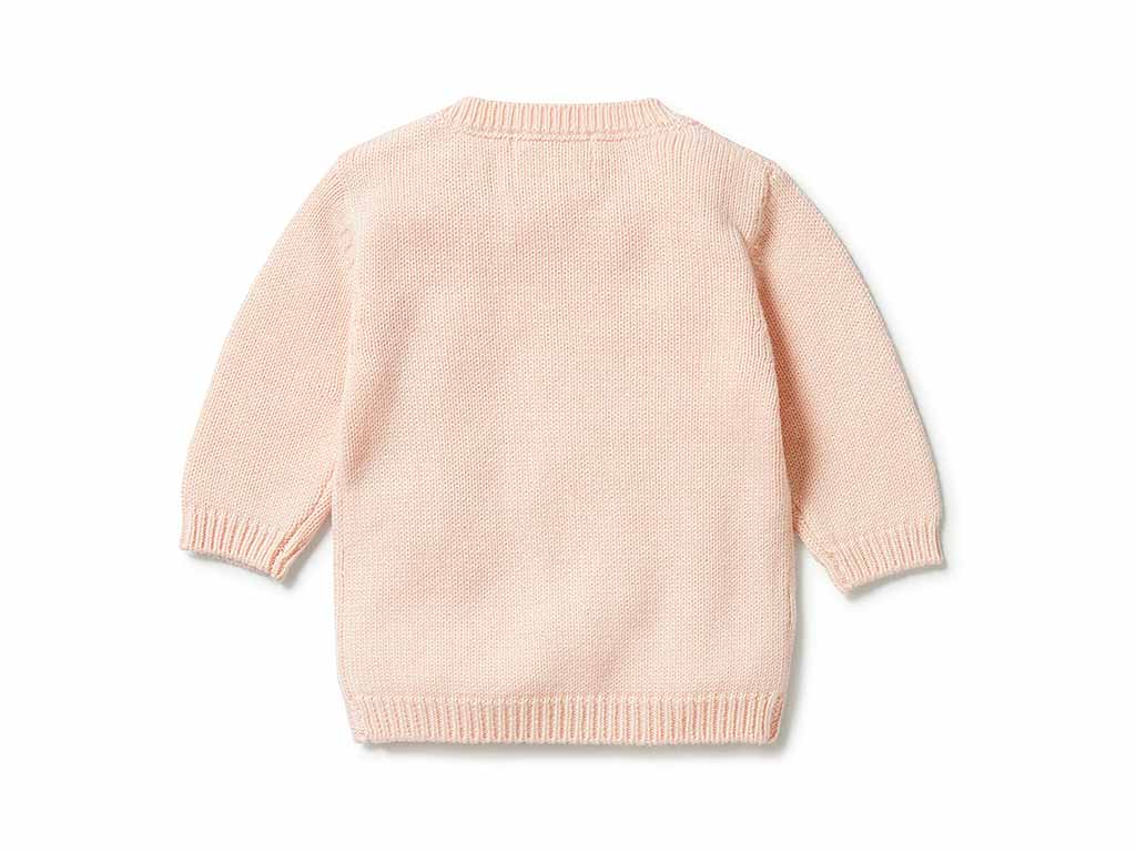 Wilson & Frenchy Knitted Cable Jumper | Blush D