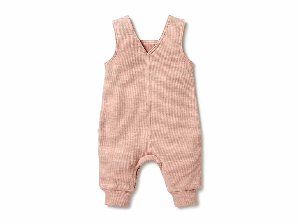 Wilson & Frenchy Waffle Overalls | Peach