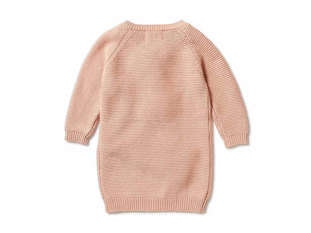 Wilson & Frenchy Cable Knit Dress | Rose (Size 3)