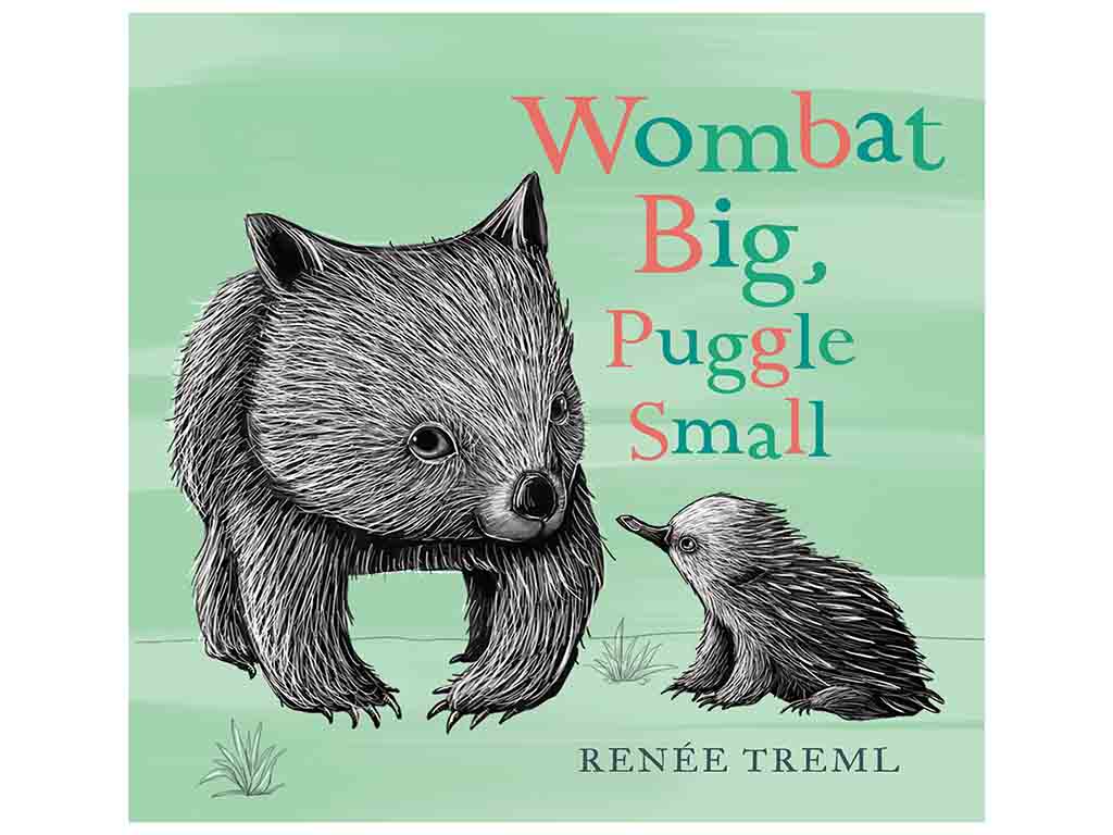 Wombat Big, Puggle Small boardbook by Renee Treml
