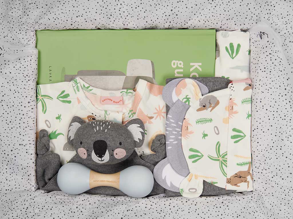 Australiana boxed baby gift Bush Lullaby by Young Willow